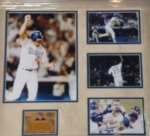 Kirk Gibson-Autographed Card in Frame kiosk(Los Angeles Dodgers)